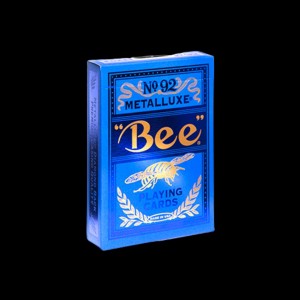 Bee Blue MetalLuxe撲克牌 / 蜜蜂牌 - 藍色金屬奢華版